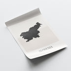 slovenia map poster - minimalist boho wall art - digital download - image 4