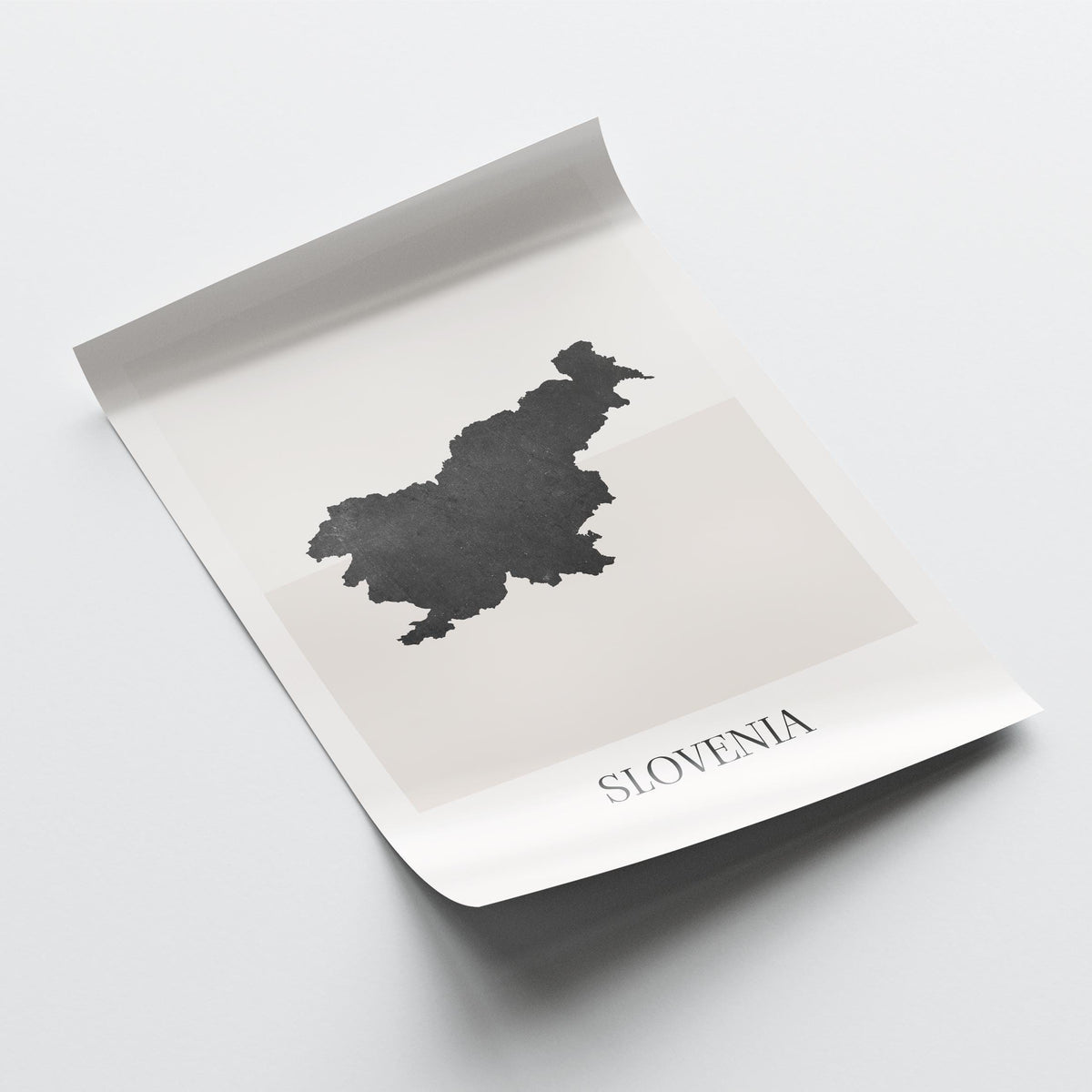slovenia map poster - minimalist boho wall art - digital download - image 4
