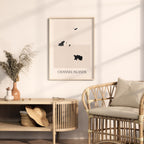 channel islands map poster - minimalist boho wall art - digital download - image 3