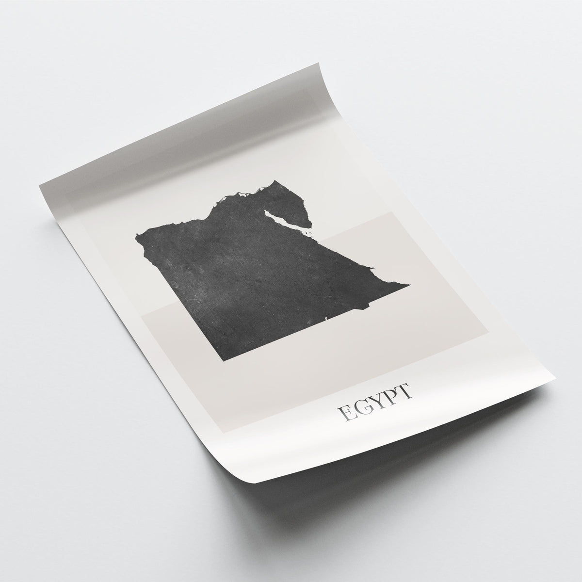 egypt map poster - minimalist boho wall art - digital download - image 4