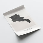 armenia map poster - minimalist boho wall art - digital download - image 4