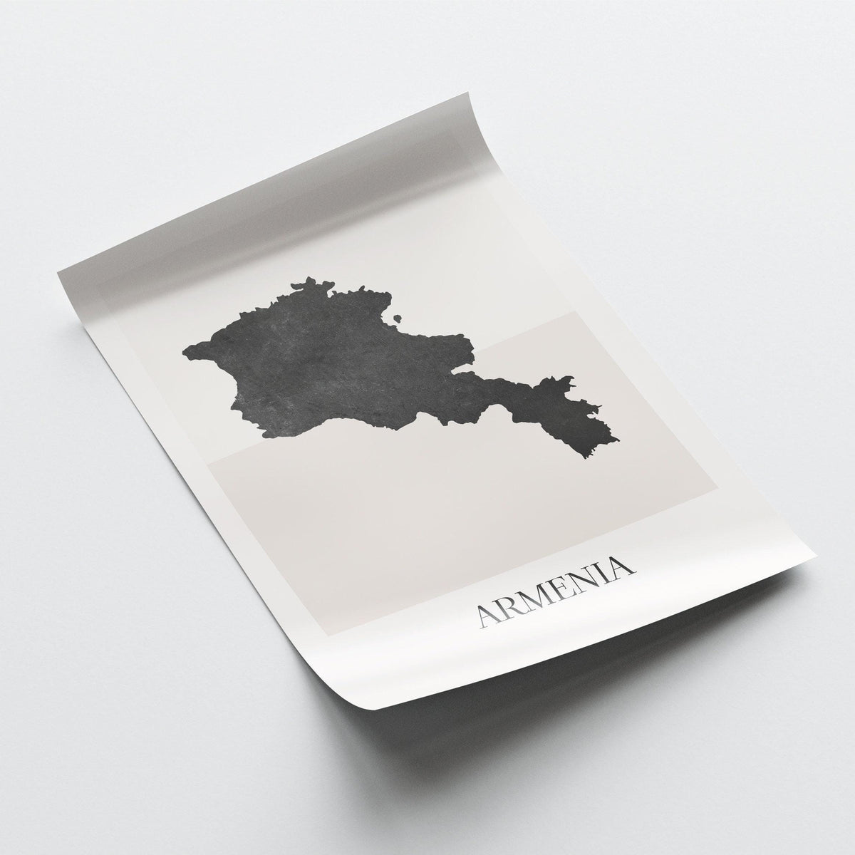 armenia map poster - minimalist boho wall art - digital download - image 4