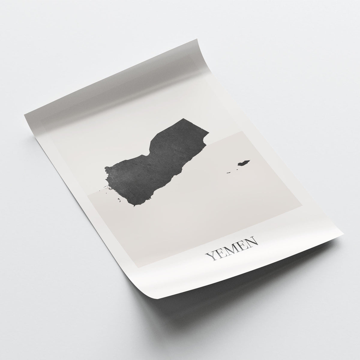 yemen map poster - minimalist boho wall art - digital download - image 4