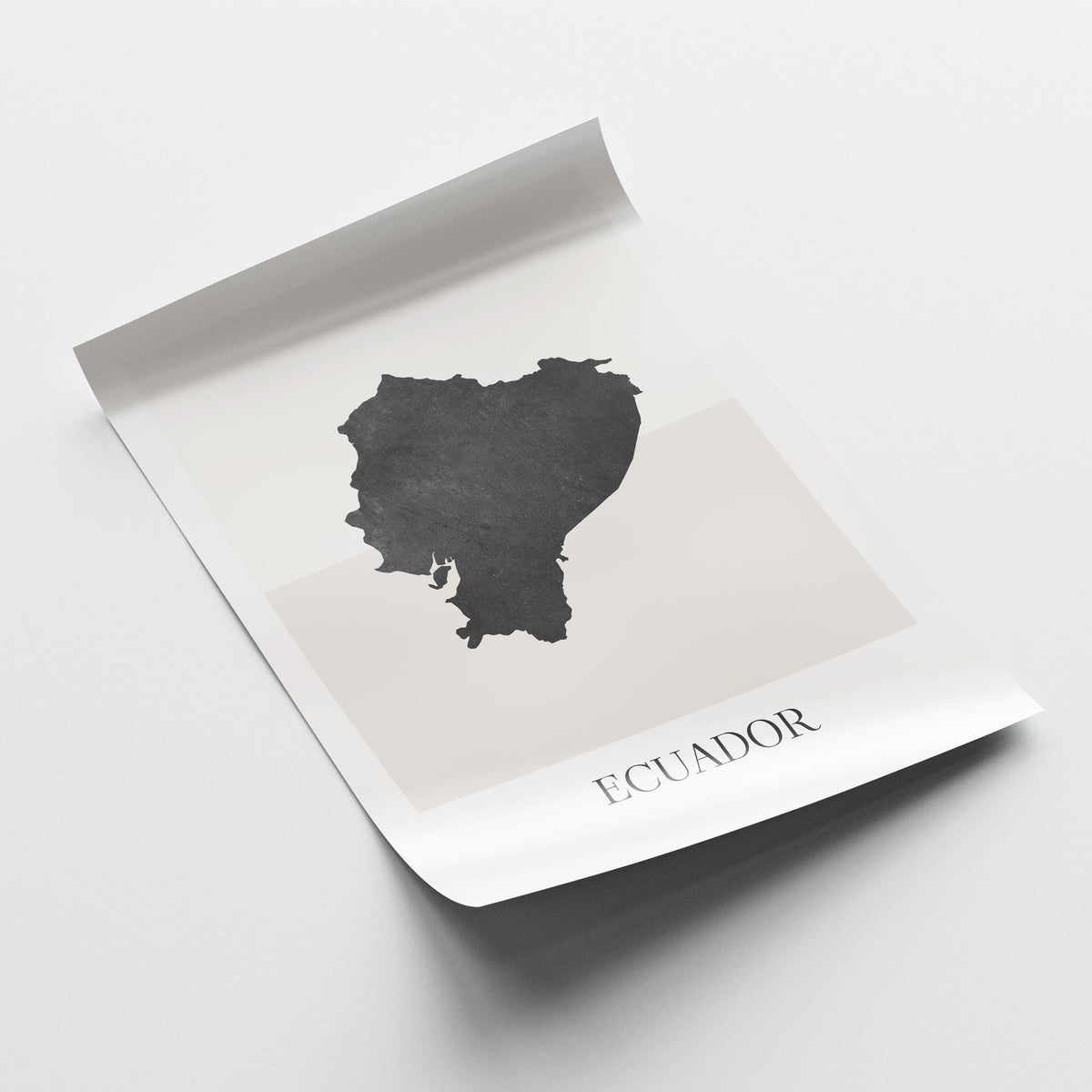 ecuador map poster - minimalist boho wall art - digital download - image 4
