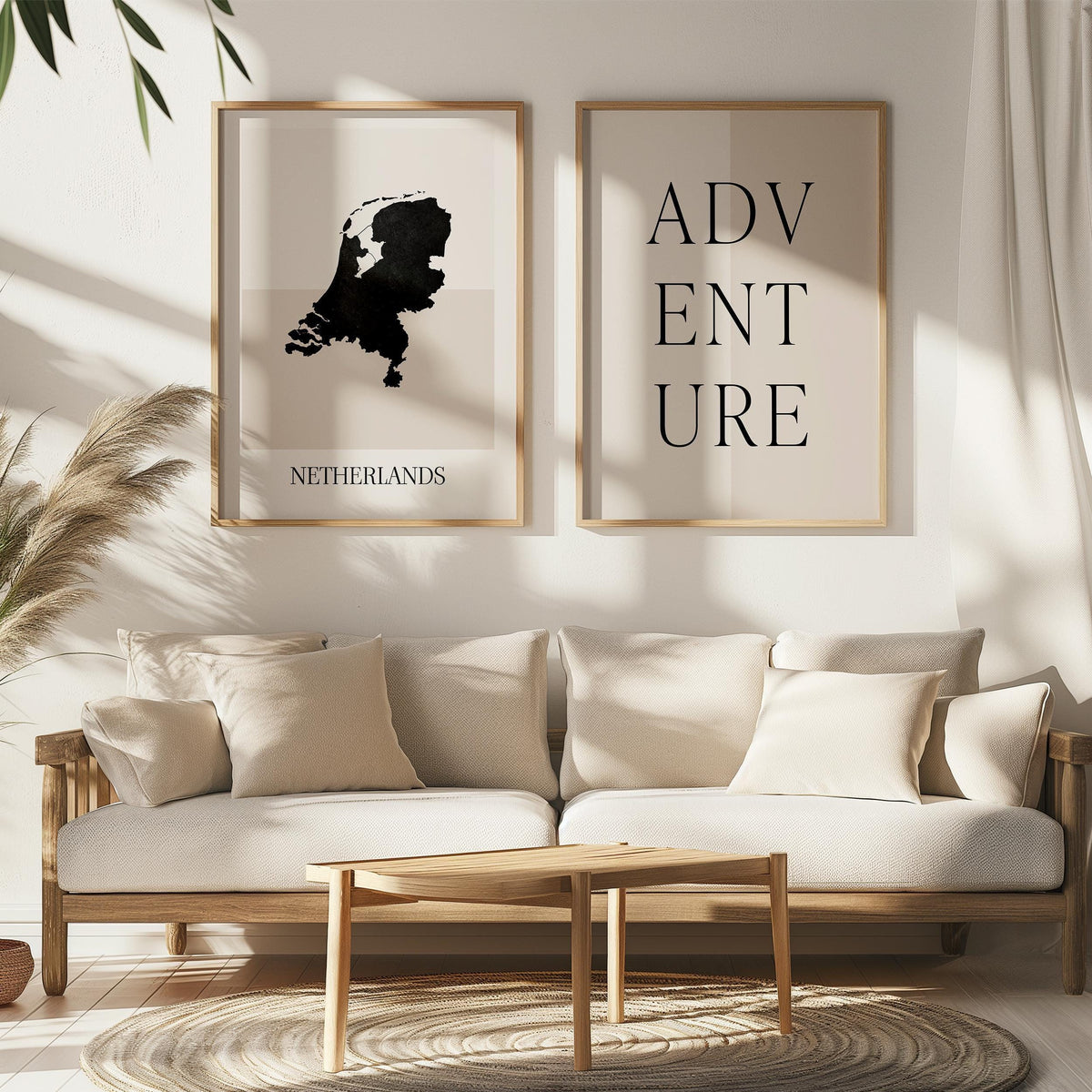 netherlands map poster - minimalist boho wall art - digital download - image 5