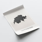 switzerland map poster - minimalist boho wall art - digital download - image 4