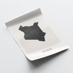 kenya map poster - minimalist boho wall art - digital download - image 4