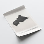 central african republic map poster - minimalist boho wall art - digital download - image 4