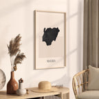 niger map poster - minimalist boho wall art - digital download - image 2