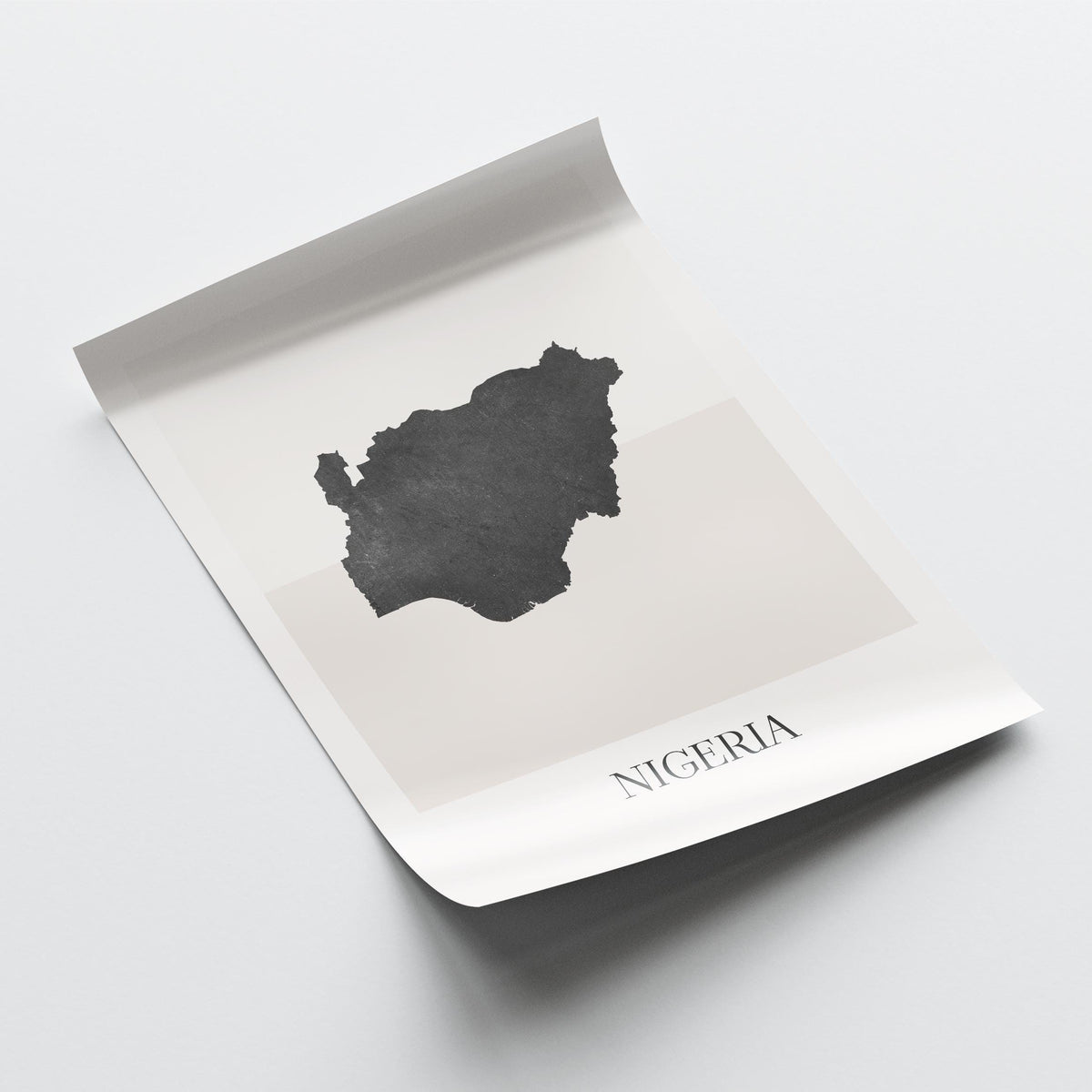 niger map poster - minimalist boho wall art - digital download - image 4