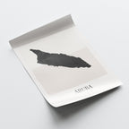 aruba map poster - minimalist boho wall art - digital download - image 4