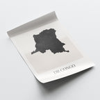 congo map poster - minimalist boho wall art - digital download - image 4