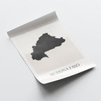 burkina faso map poster - minimalist boho wall art - digital download - image 4