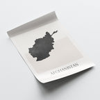 afghanistan map poster - minimalist boho wall art - digital download - image 4