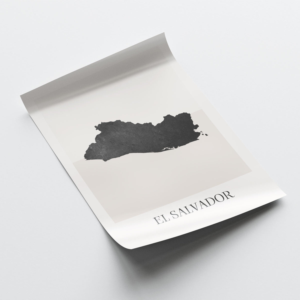 el salvador map poster - minimalist boho wall art - digital download - image 4
