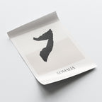 somalia map poster - minimalist boho wall art - digital download - image 4