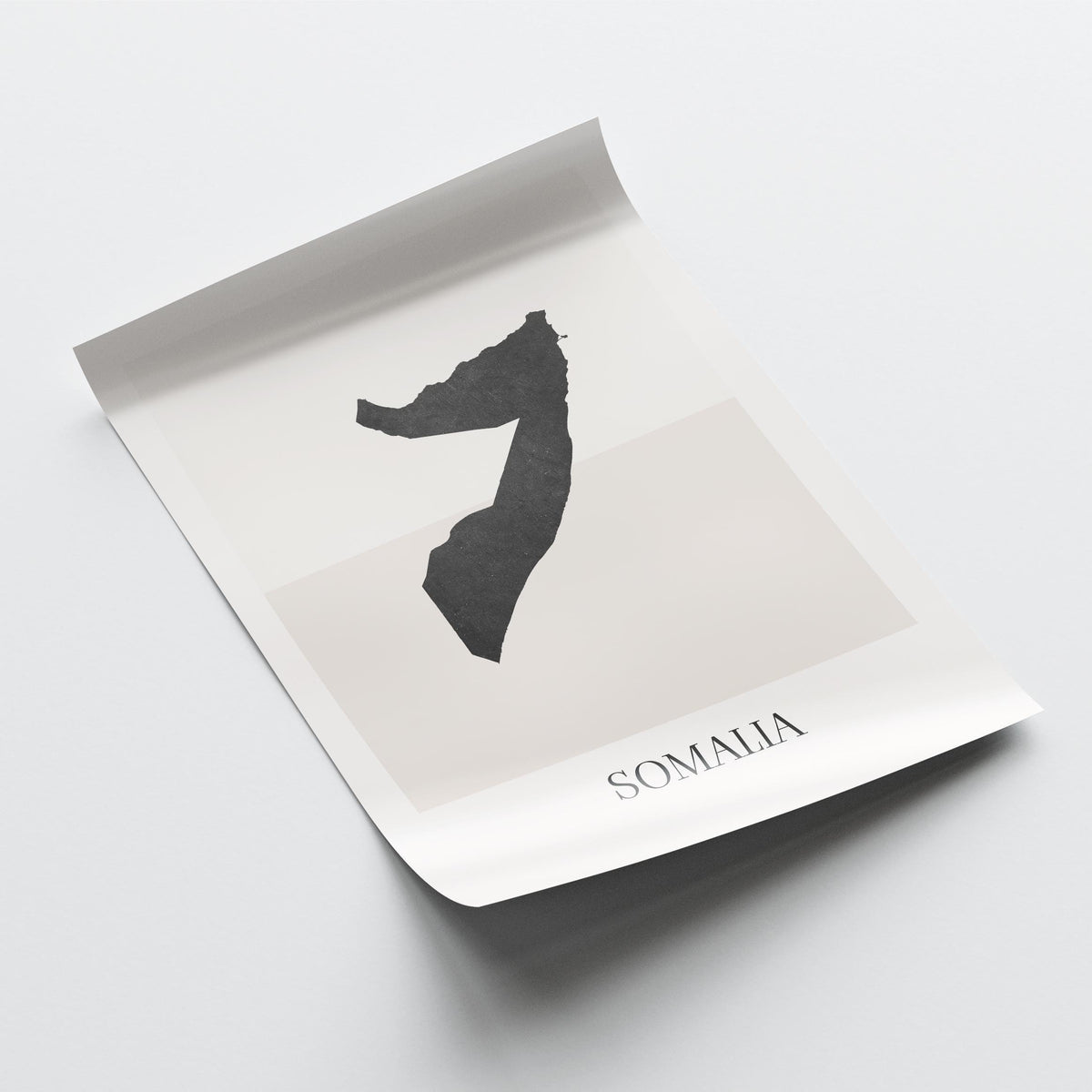 somalia map poster - minimalist boho wall art - digital download - image 4