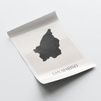san marino map poster - minimalist boho wall art - digital download - image 4
