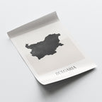 bulgaria map poster - minimalist boho wall art - digital download - image 4
