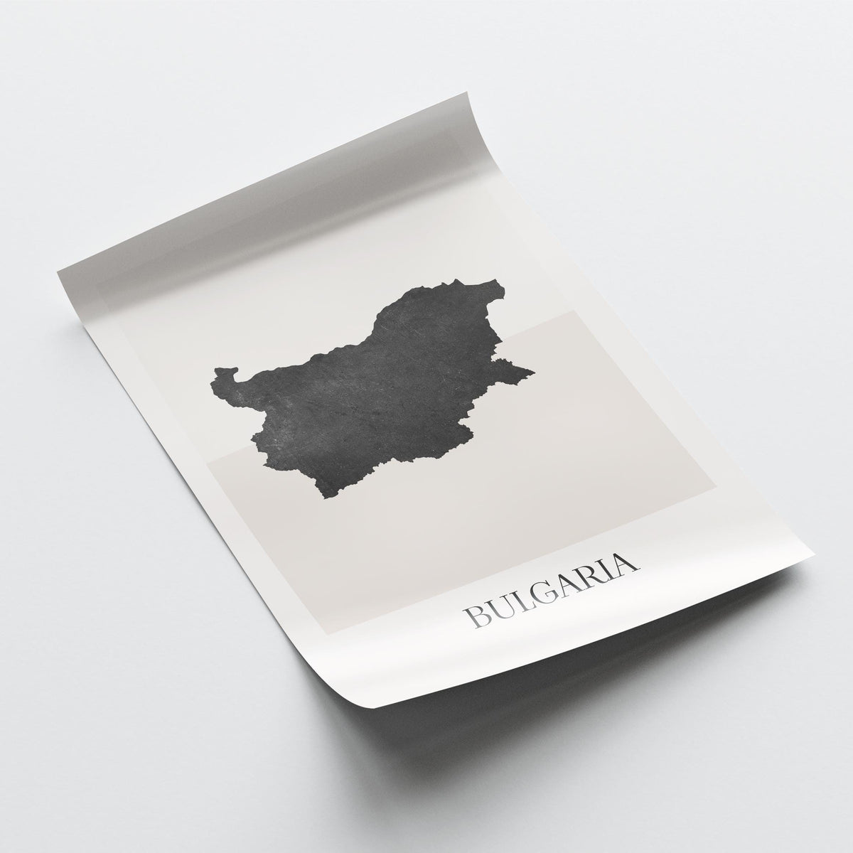 bulgaria map poster - minimalist boho wall art - digital download - image 4
