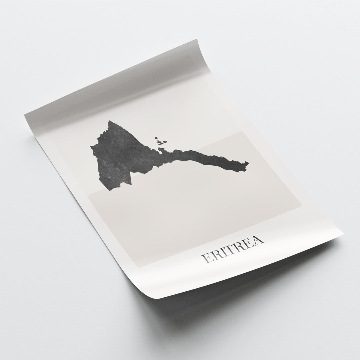 eritrea map poster - minimalist boho wall art - digital download - image 4