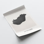 hungary map poster - minimalist boho wall art - digital download - image 4