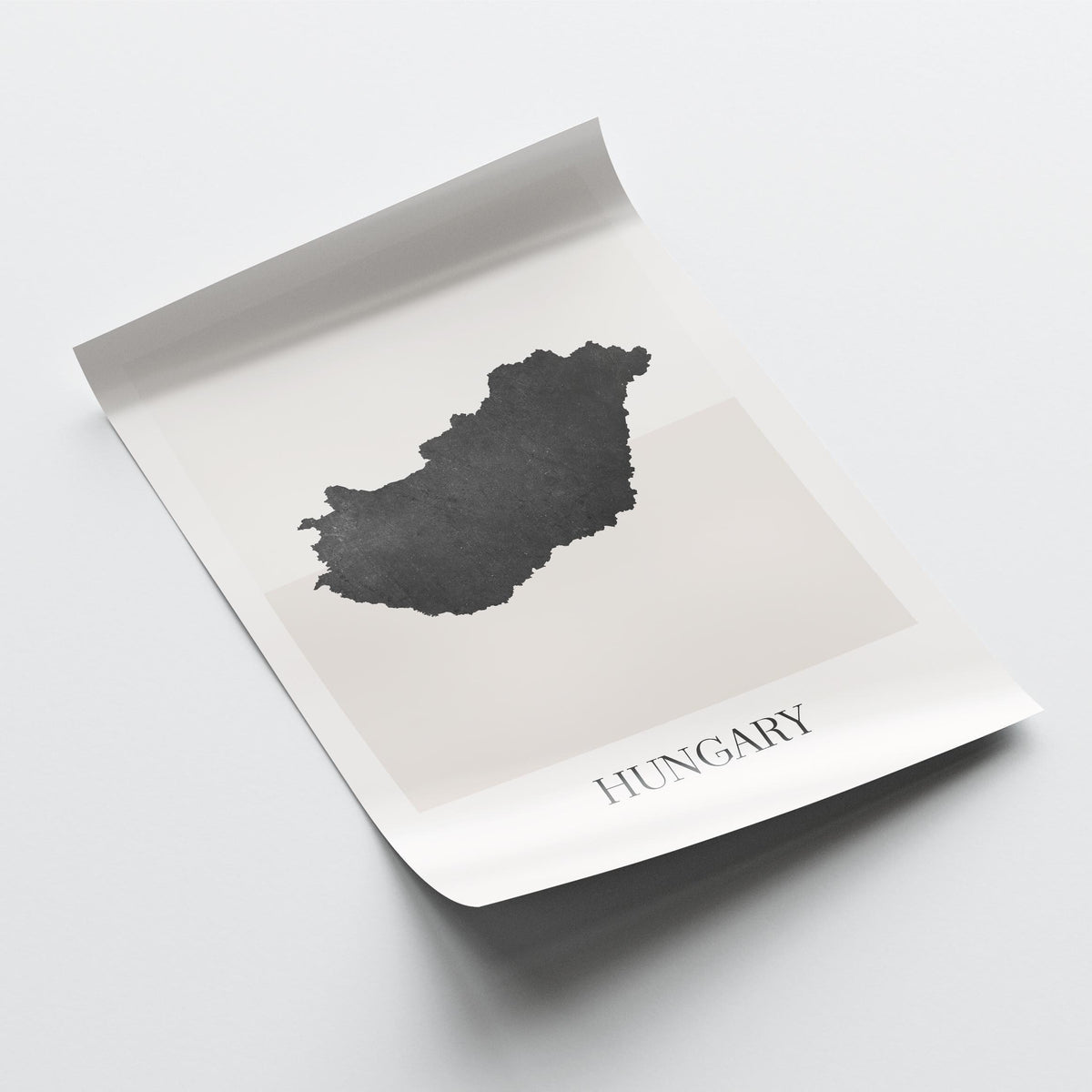 hungary map poster - minimalist boho wall art - digital download - image 4