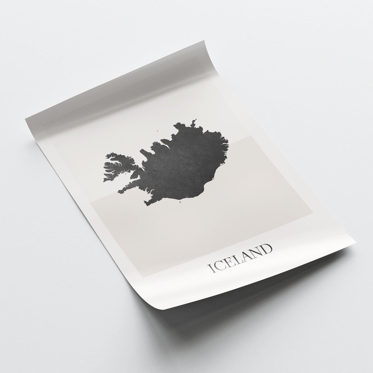 iceland map poster - minimalist boho wall art - digital download - image 4