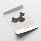 china map poster - minimalist boho wall art - digital download - image 4
