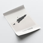 east timor map poster - minimalist boho wall art - digital download - image 4