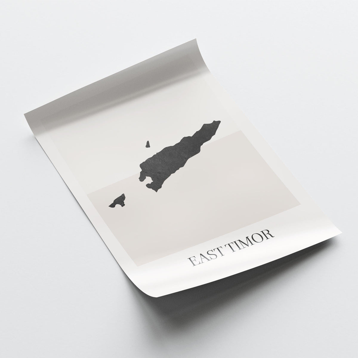 east timor map poster - minimalist boho wall art - digital download - image 4