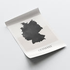 germany map poster - minimalist boho wall art - digital download - image 4