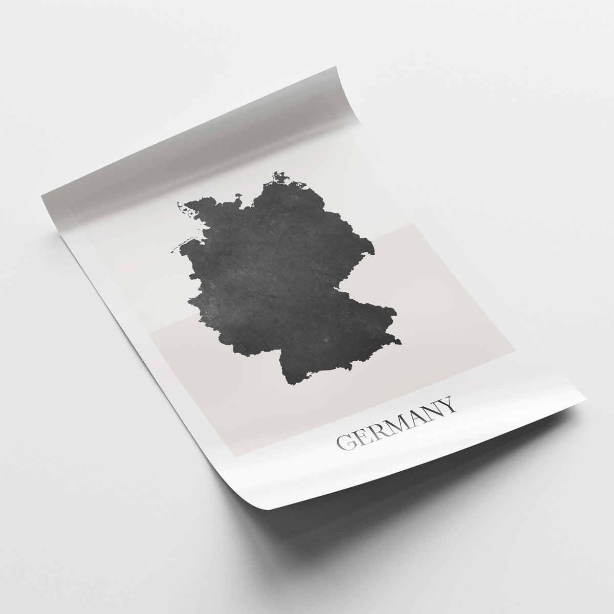 germany map poster - minimalist boho wall art - digital download - image 4