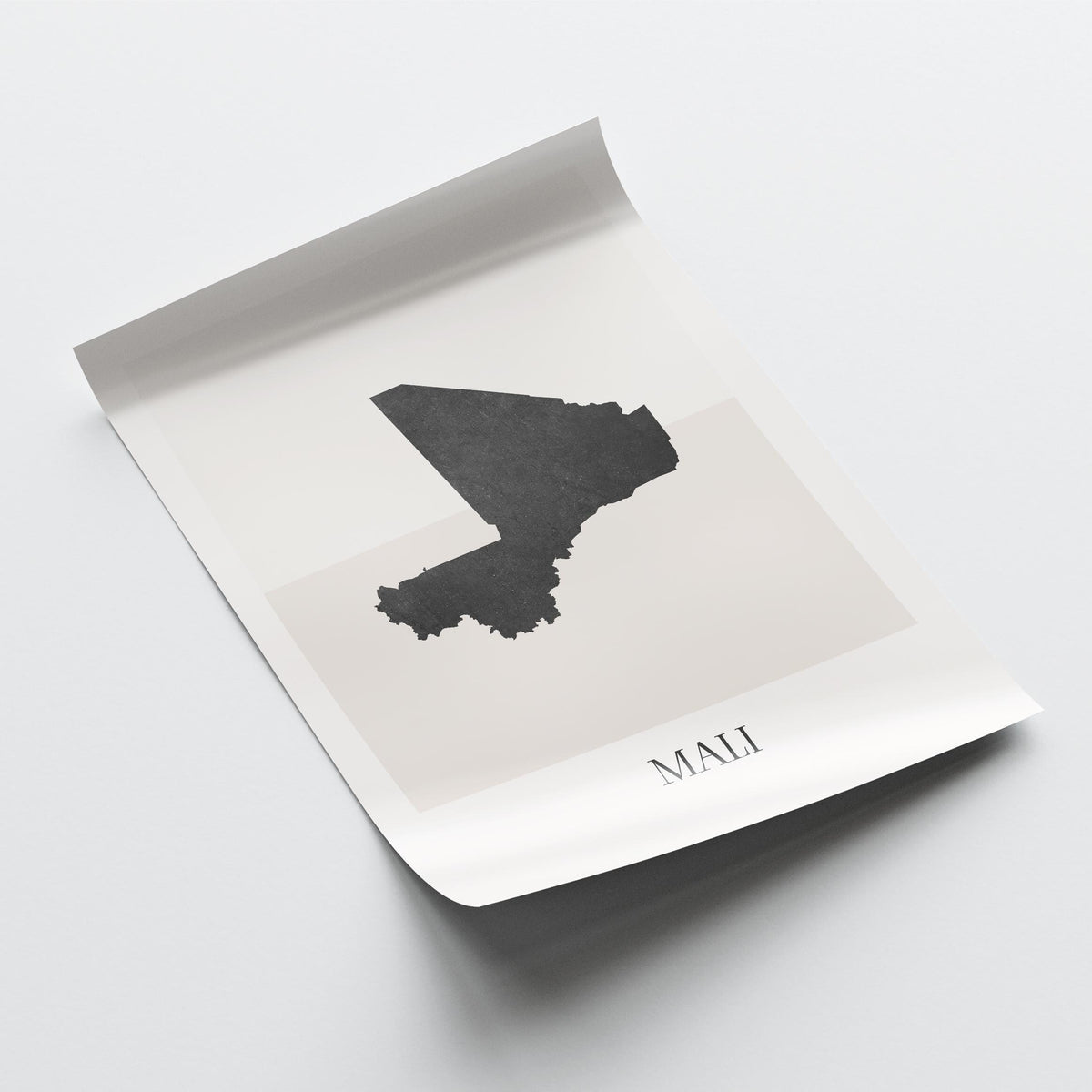 mali map poster - minimalist boho wall art - digital download - image 4