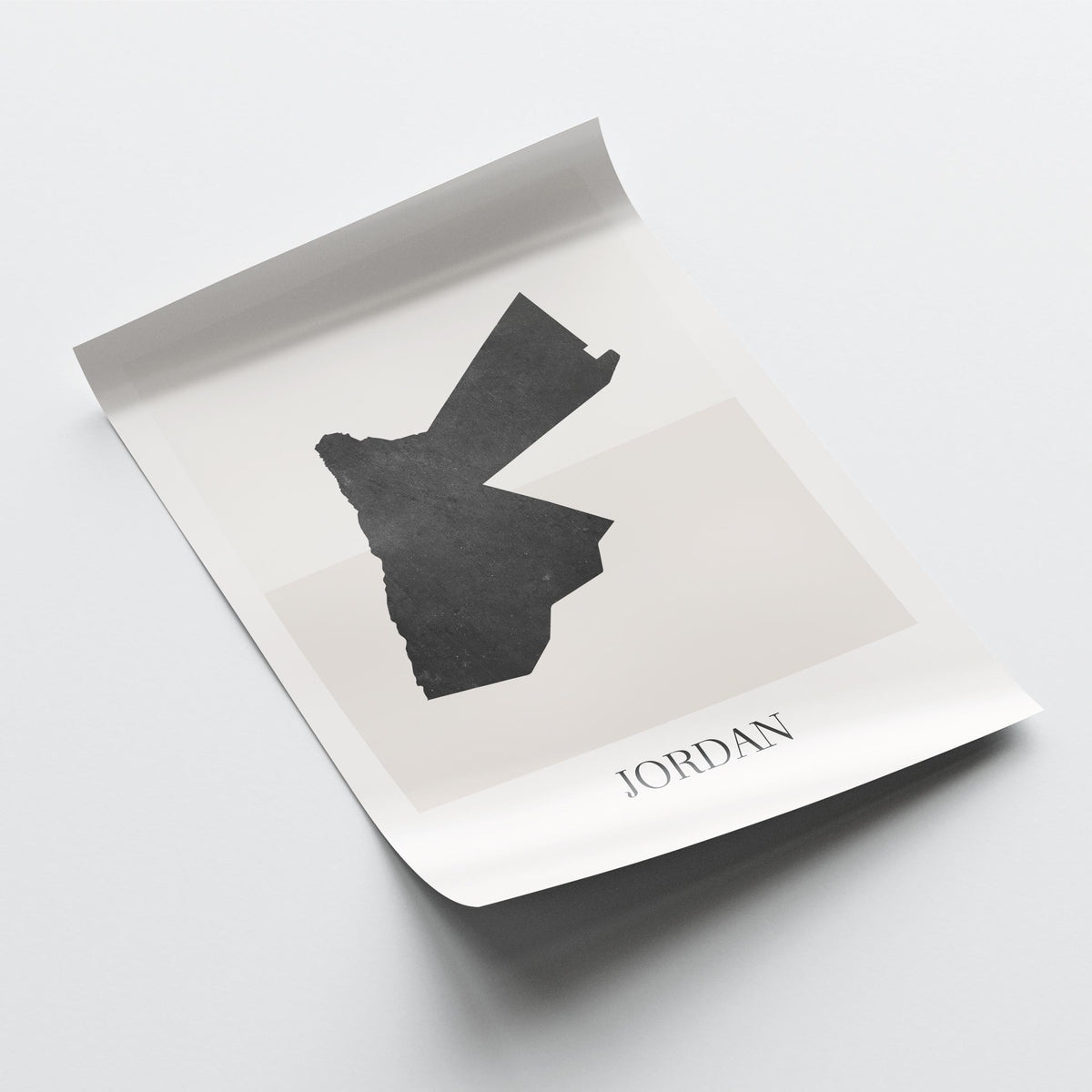 jordan map poster - minimalist boho wall art - digital download - image 4