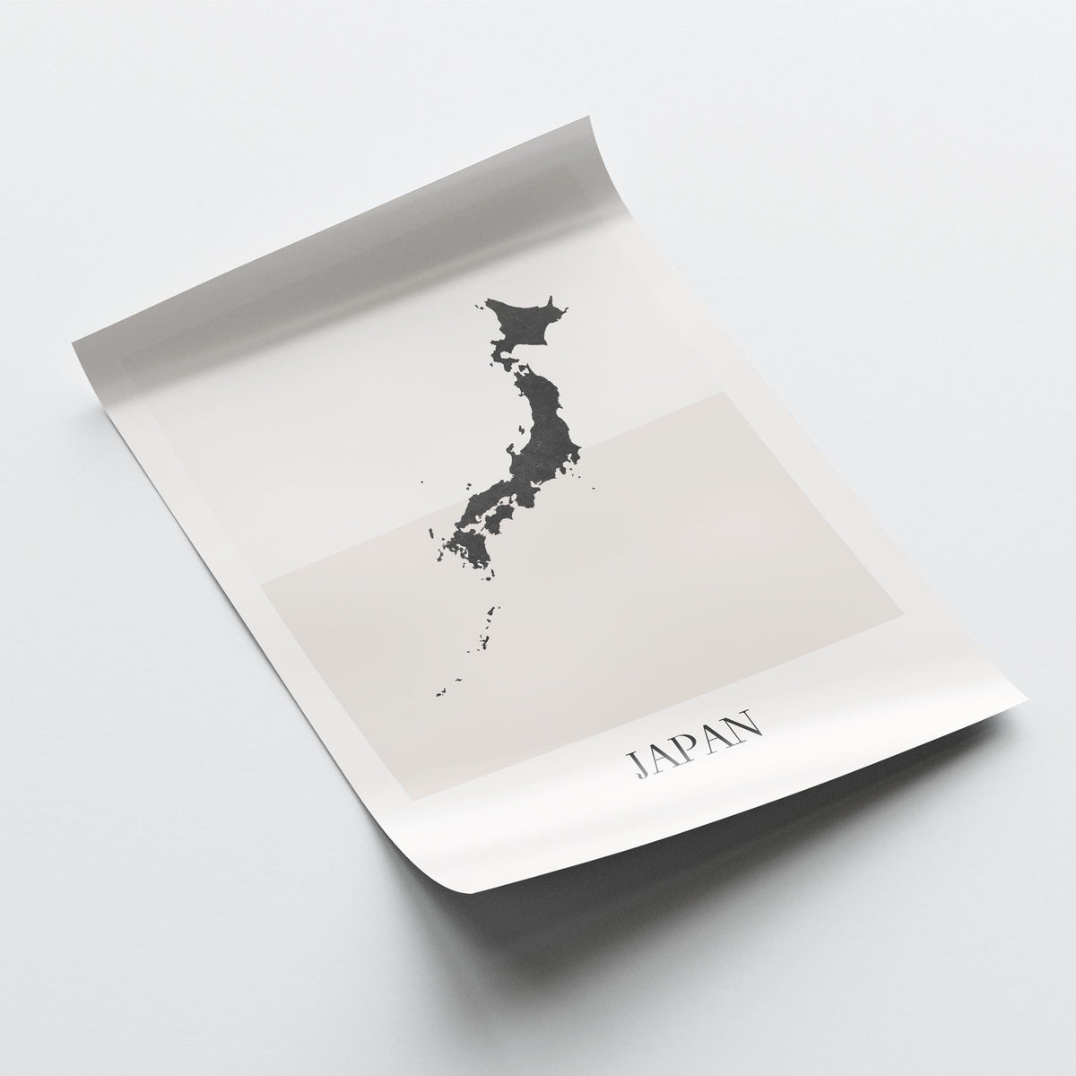 japan map poster - minimalist boho wall art - digital download - image 4