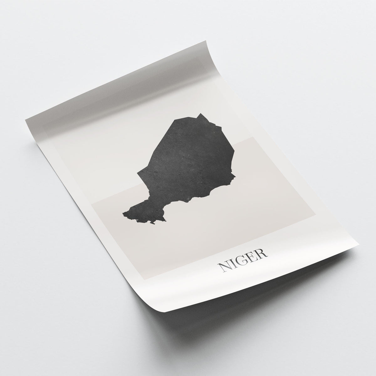 niger map poster - minimalist boho wall art - digital download - image 4