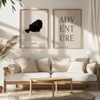 niger map poster - minimalist boho wall art - digital download - image 5