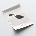 malta map poster - minimalist boho wall art - digital download - image 4