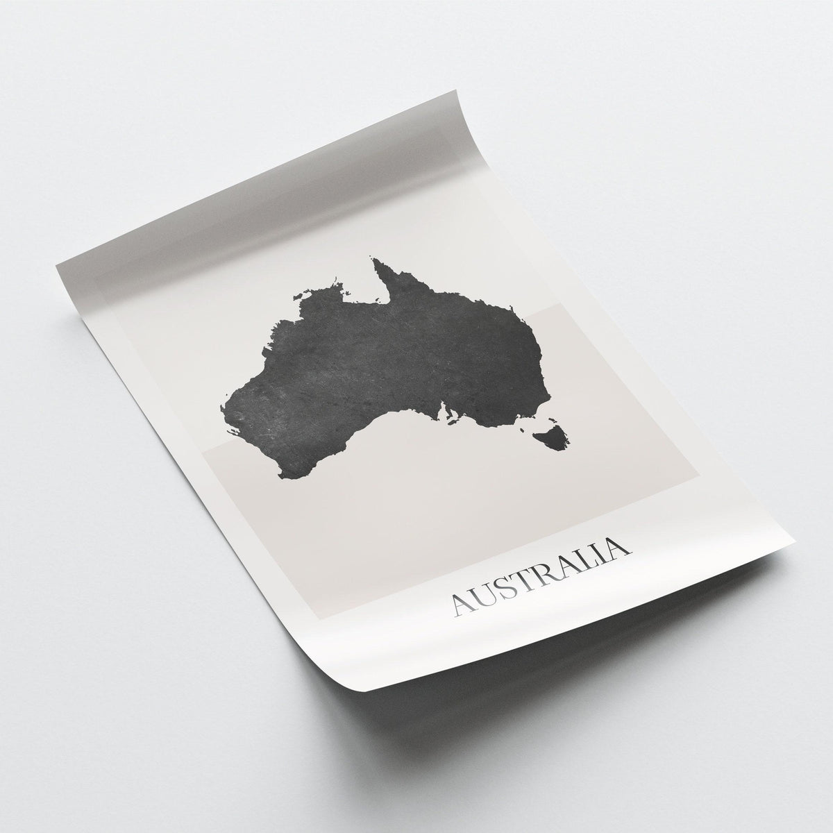 australia map poster - minimalist boho wall art - digital download - image 4