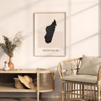 madagascar map poster - minimalist boho wall art - digital download - image 3
