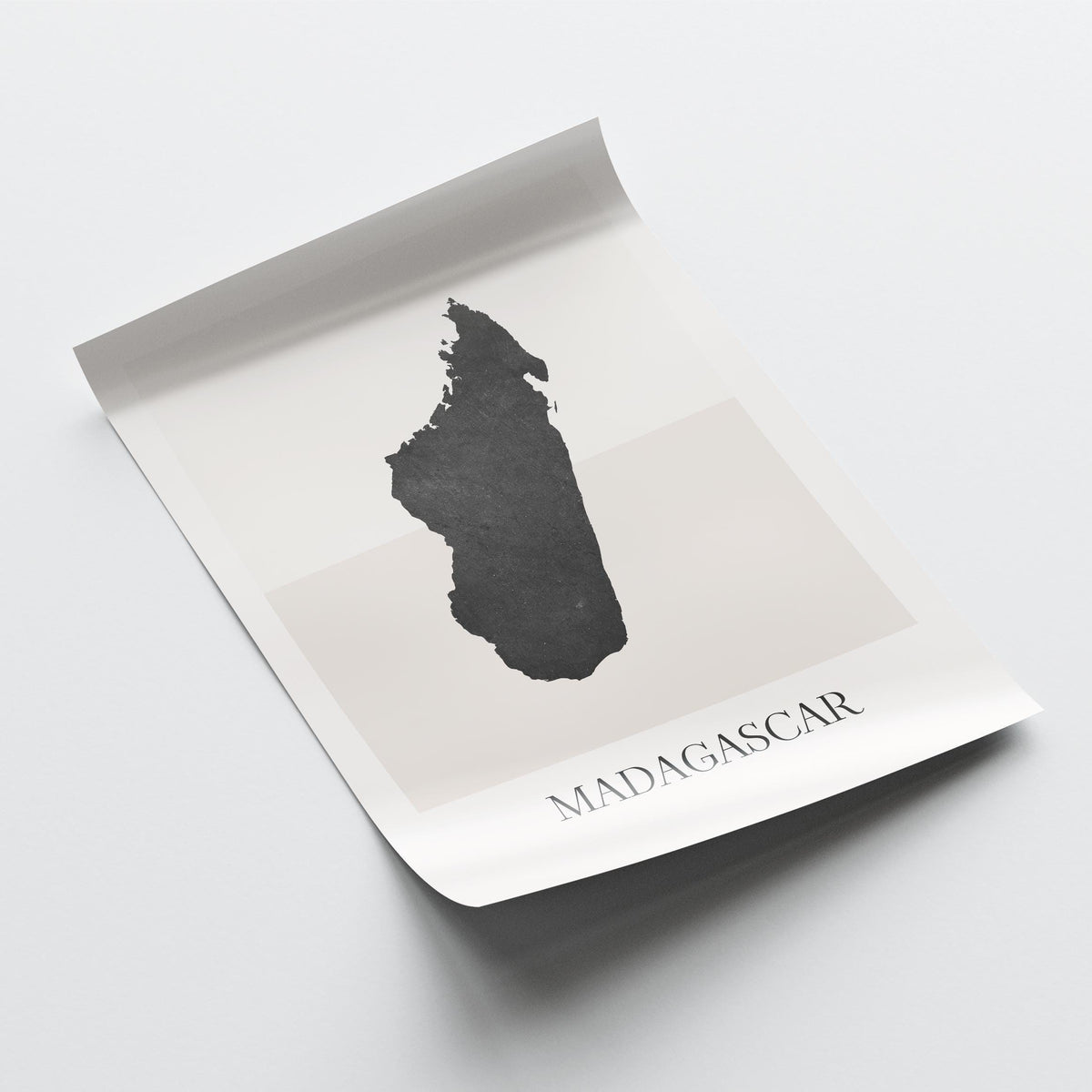 madagascar map poster - minimalist boho wall art - digital download - image 4