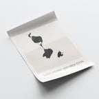 saint pierre and miquelon map poster - minimalist boho wall art - digital download - image 4