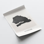 senegal map poster - minimalist boho wall art - digital download - image 4