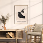 northwest territories canada map poster - minimalist boho wall art - digital download - image 3