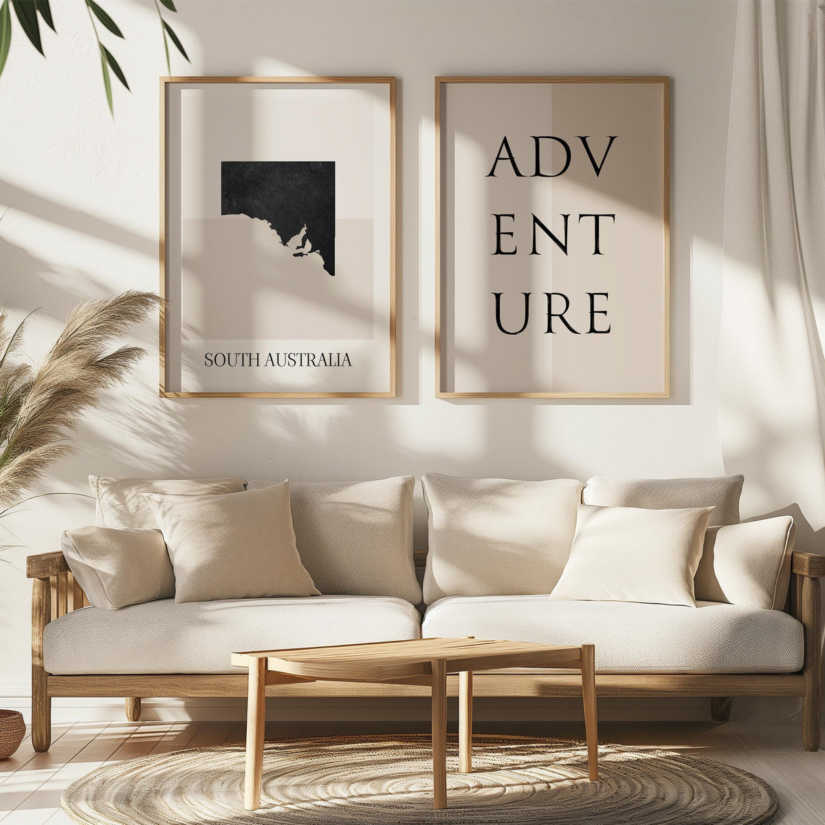 south australia australia map poster - minimalist boho wall art - digital download - image 5