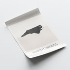 north carolina usa map poster - minimalist boho wall art - digital download - image 4
