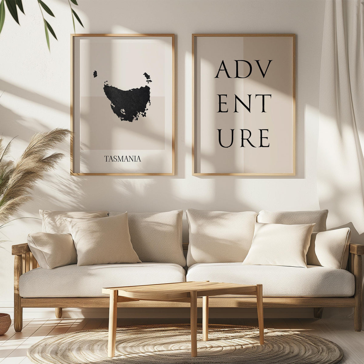tasmania australia map poster - minimalist boho wall art - digital download - image 5