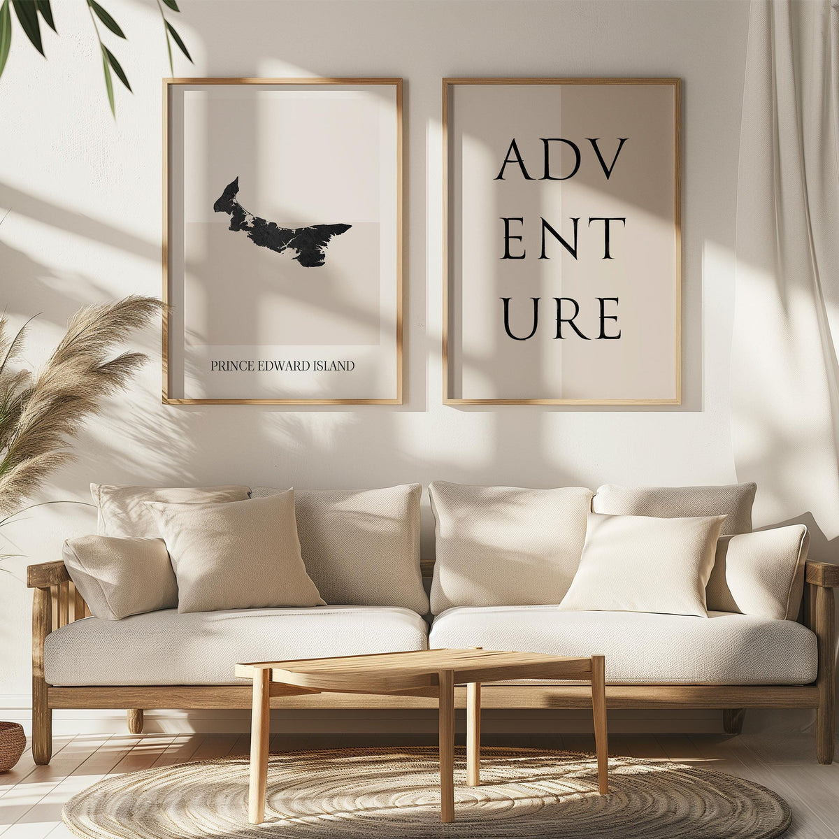 prince edward island canada map poster - minimalist boho wall art - digital download - image 5
