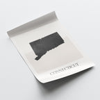 connecticut usa map poster - minimalist boho wall art - digital download - image 4